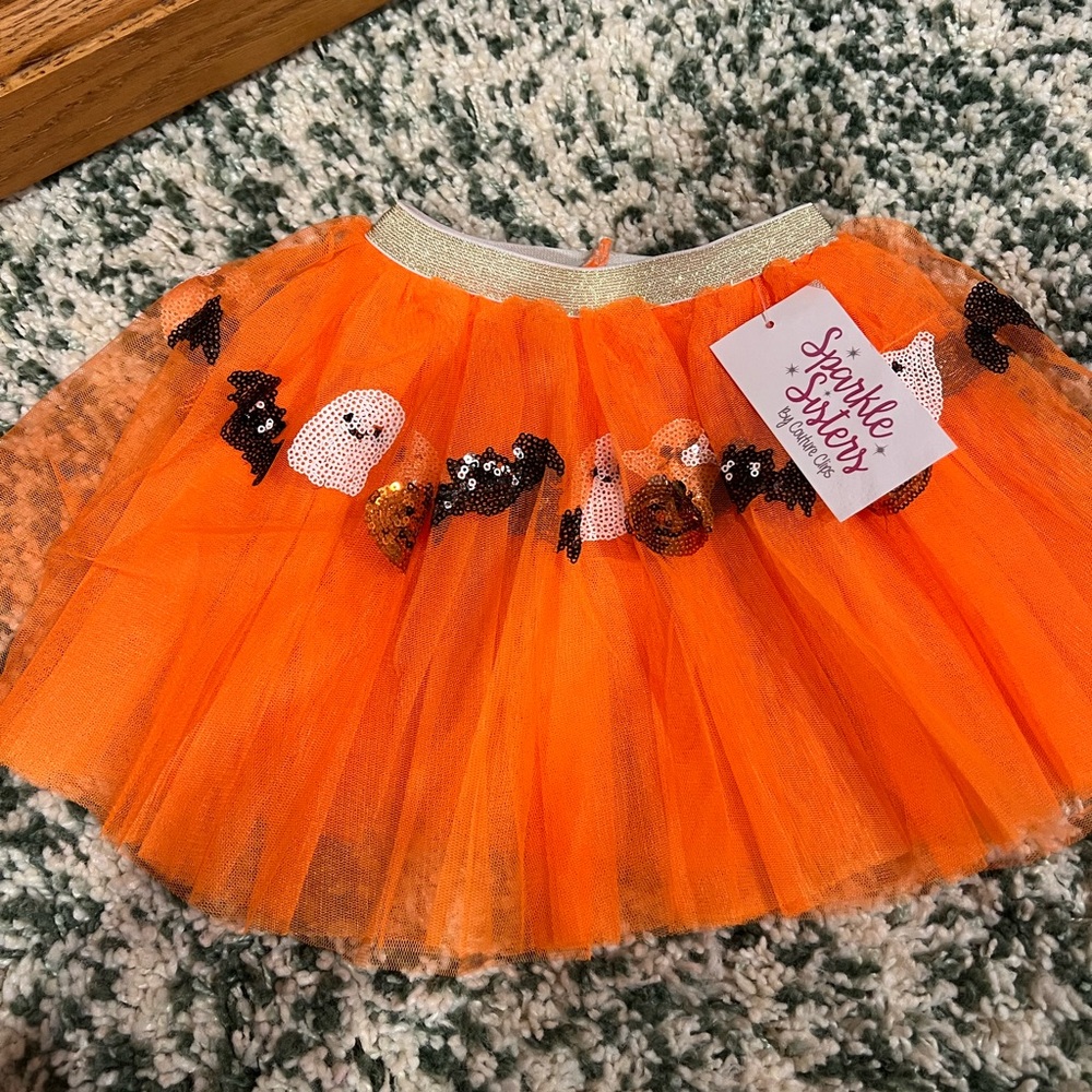 Sparkle Sisters by Couture Clips - Happy Halloween Tutu